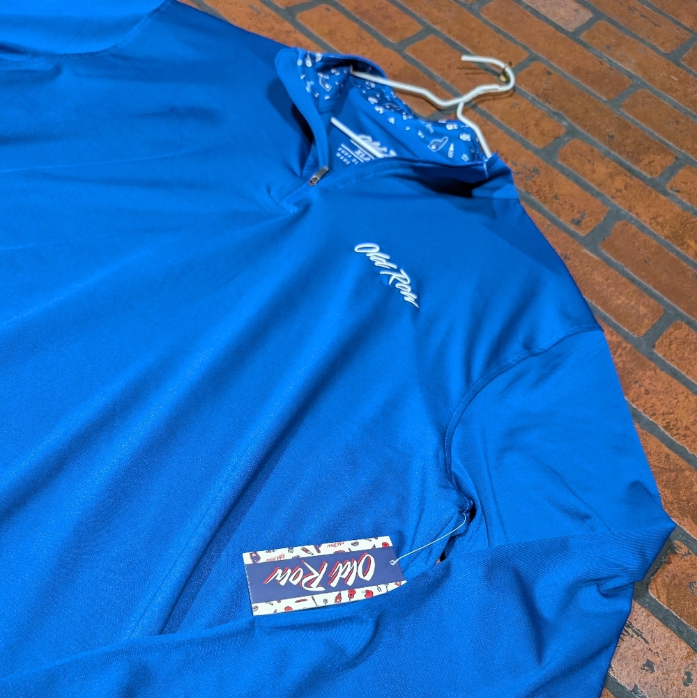 Old Row Men's XL‎ Royal Blue Tailgate Quarter-Zip